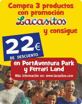 Descuento para PortAventura con Lacasitos